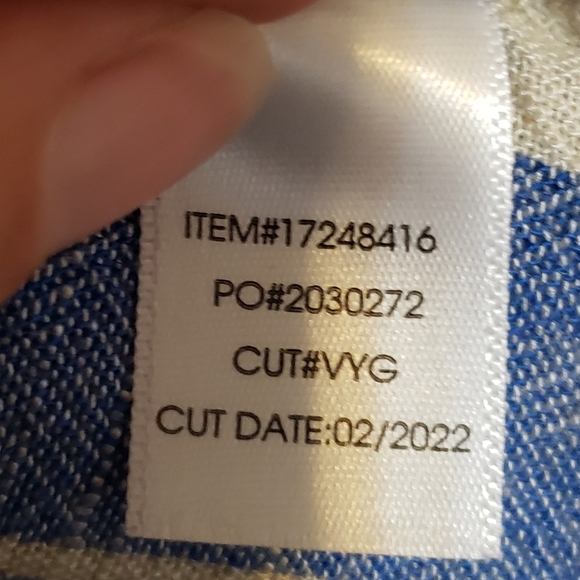 Torrid Size 1 Striped Blue and White Button-Up Women's Top - Picture 8 of 8